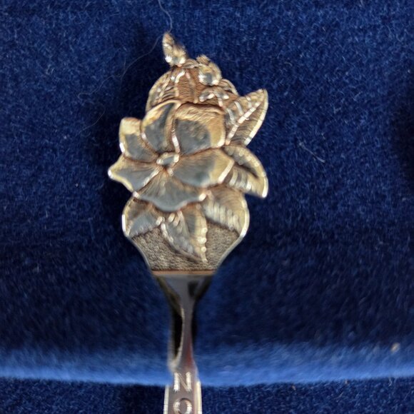 NORTH DAKOTA State Centennial Collector Spoon Set Silverplated 1889-1989 Holland - Picture 5 of 7